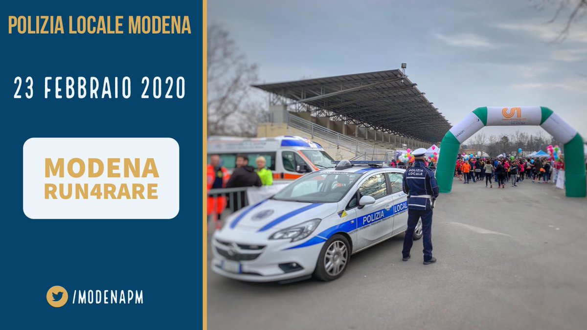 PLModena's tweet photo. #Viabilitร MO #23febbraio alle ore 9.30 parte dal #NoviSad la sesta edizione della #ModenaRun4Rare in occasione della XIII Giornata delle Malattie Rare. Rallentamenti del #traffico al passaggio degli atleti. ๐ฎโโ๏ธ #noicisiamo https://t.co/Bwa0lAebJU https://t.co/iiITAIepFy