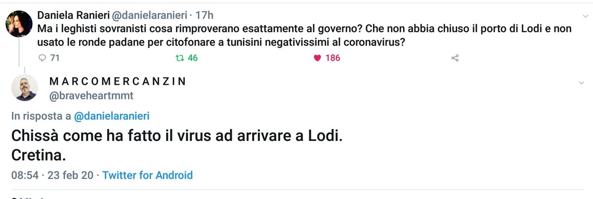 MarceVann's tweet photo. #CuoreImpavido si è evoluto, come un qualsiasi #virus : da economista seguace di B&B&R a virologo professionista nel giro di qualche tweet.
Il #Tuider è un posto meraviglioso, dove potere giocare in tutta libertà con i travestimenti dell'ispettore #Clouseau .
#CojjonaVirus https://t.co/py3d7cK2wR