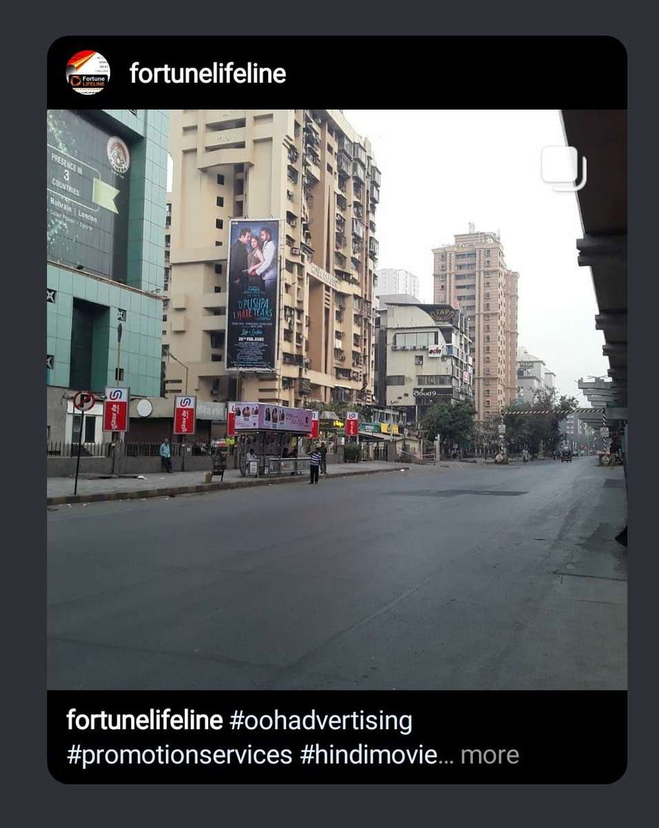 fortunelifeline's tweet photo. #oohadvertising #promotionservices #hindimovie #opushpaihatetears #releasing #on #feb28th #krushnaabhishek #karthikjayaram #anusmritisarkar #arjummanmughal #filmsat50 #zeemusiccompany #simcaadvertising #fahimbatliwala #marketing #promotions #publicity #allindia #fortunelifeline https://t.co/wLlz4gkuXD