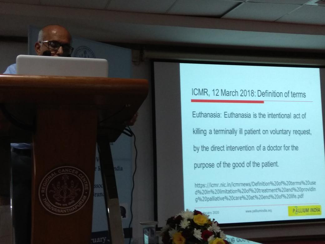 sureshkred's tweet photo. . @mrraj47 presenting #eol complexities in #Indiancontext. Legal and cultural modifiers add to confusion. #advancedcare planning. #withdrawal and #withholding still an issue in #India @palliumindia @IAHPC #passiveeuthanasia #palliativecare https://t.co/45SAxaV1S1