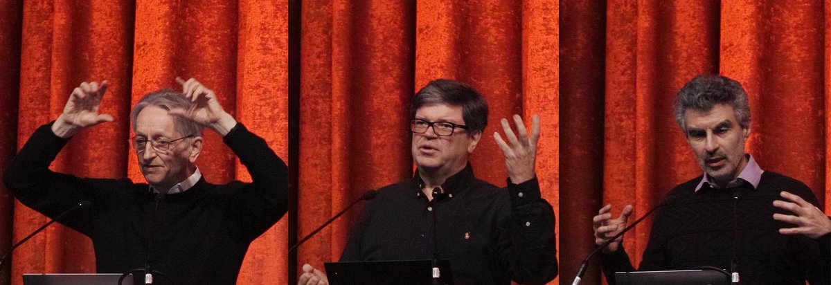 KinderMachines's tweet photo. "Each of the three scientists got a half-hour to talk, and each one acknowledged numerous shortcomings in deep learning...

https://t.co/AhEceqpm4F

#MachineLearning #ArtificialIntelligence #NeuralNetworks #DeepLearning #neuroscience #programming #DataScience https://t.co/F6Brk2LmAC