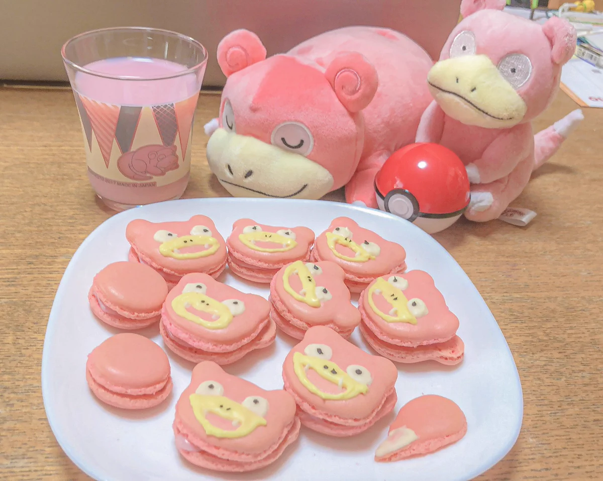 ヤドンのマカロンを作っちゃった？！これは可愛くて食べられない！