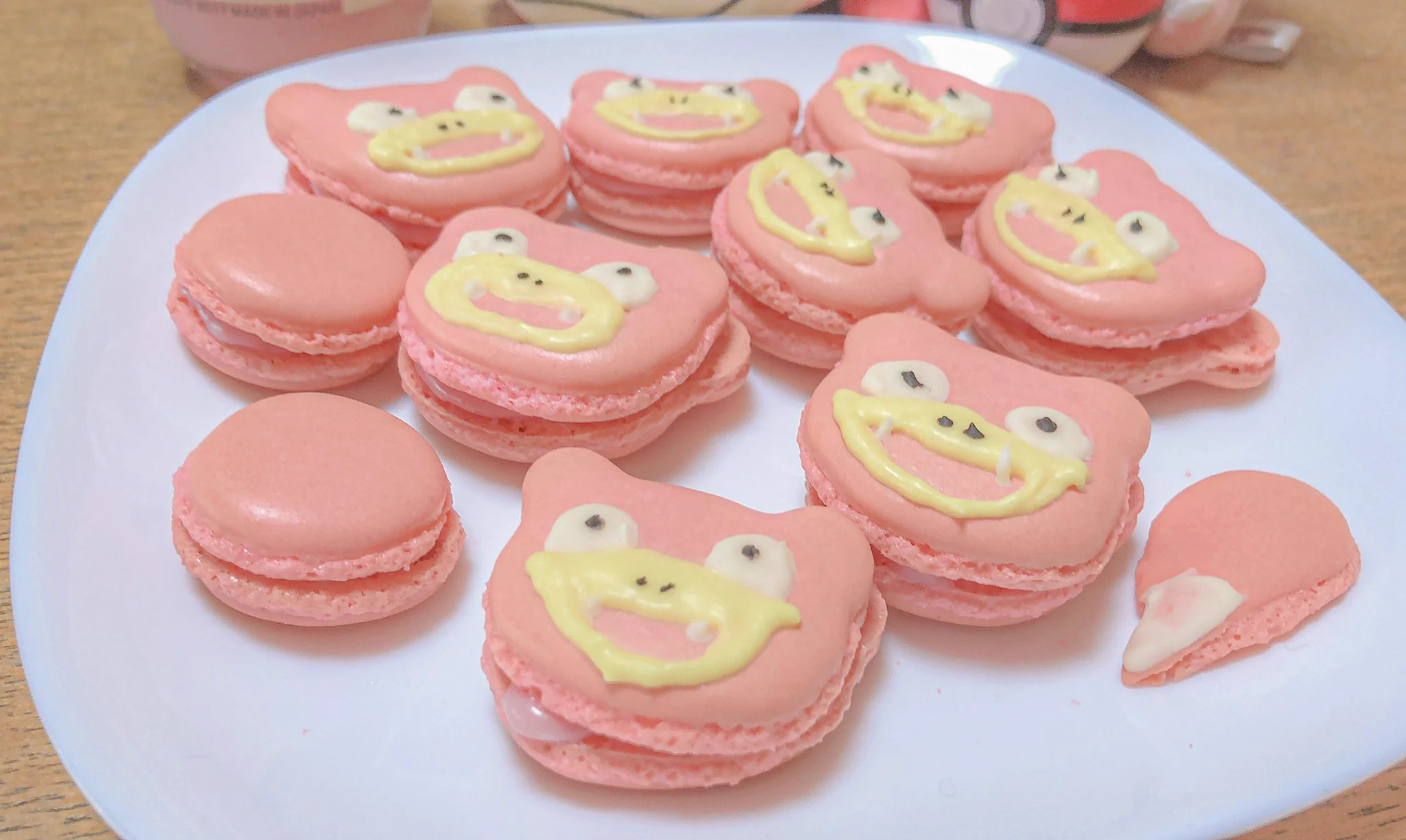 ヤドンのマカロンを作っちゃった？！これは可愛くて食べられない！