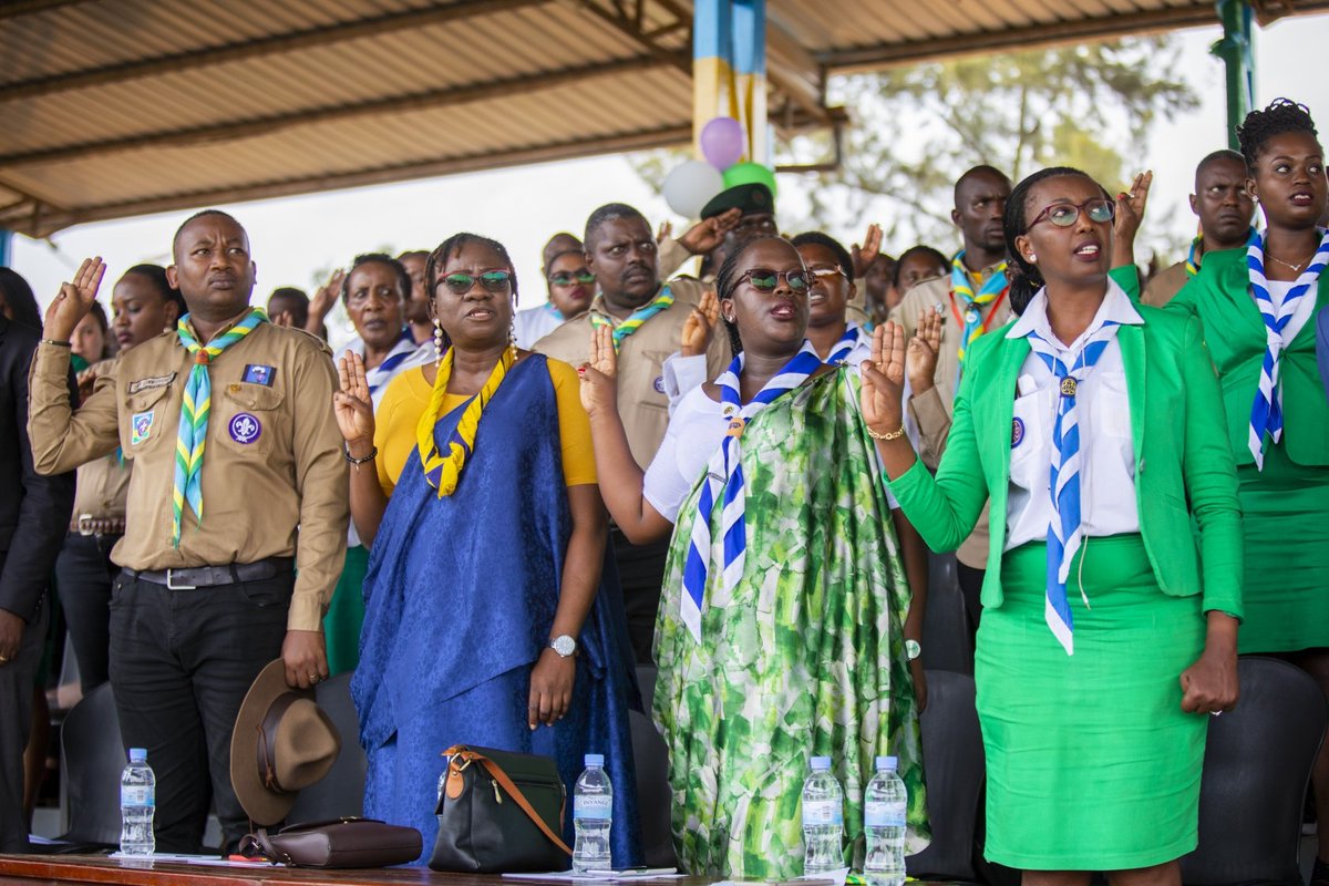 guidesrwanda's tweet photo. In case you missed it: The 22nd of February 2020, Girl Guides and Scouts Celebrated the #WTD2020 and #FoundersDay2020 ; The ceremony marked the end of the #GuidingandScoutingWeek2020 which was marked by activities tackling challenges faced by young people https://t.co/gO4mH34Q6h