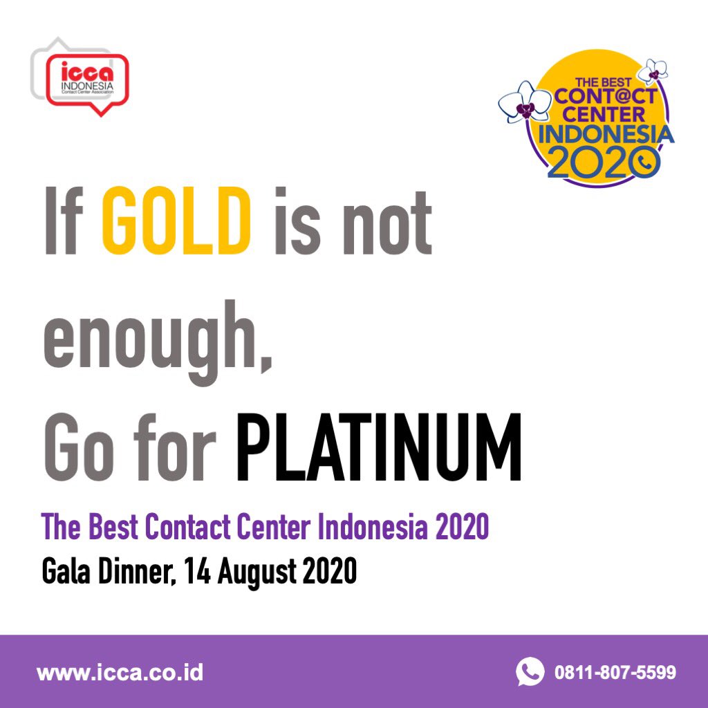 ICCAIndonesia's tweet photo. #GoForPlatinum Bergabung dan berkompetisi untuk memacu adrenalin menjadi juara.
Pendaftaran sampai dengan 31 Mei 2020. Lomba individual akan berlangsung 13-16 Juli 2020 dan lomba korporat 10-13 Agustus.
#TheBestCCI2020 https://t.co/ndNkxCWslT