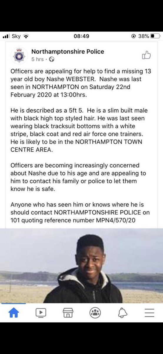 Guys please rt and help find this young man please. Plays for my jr rugby club