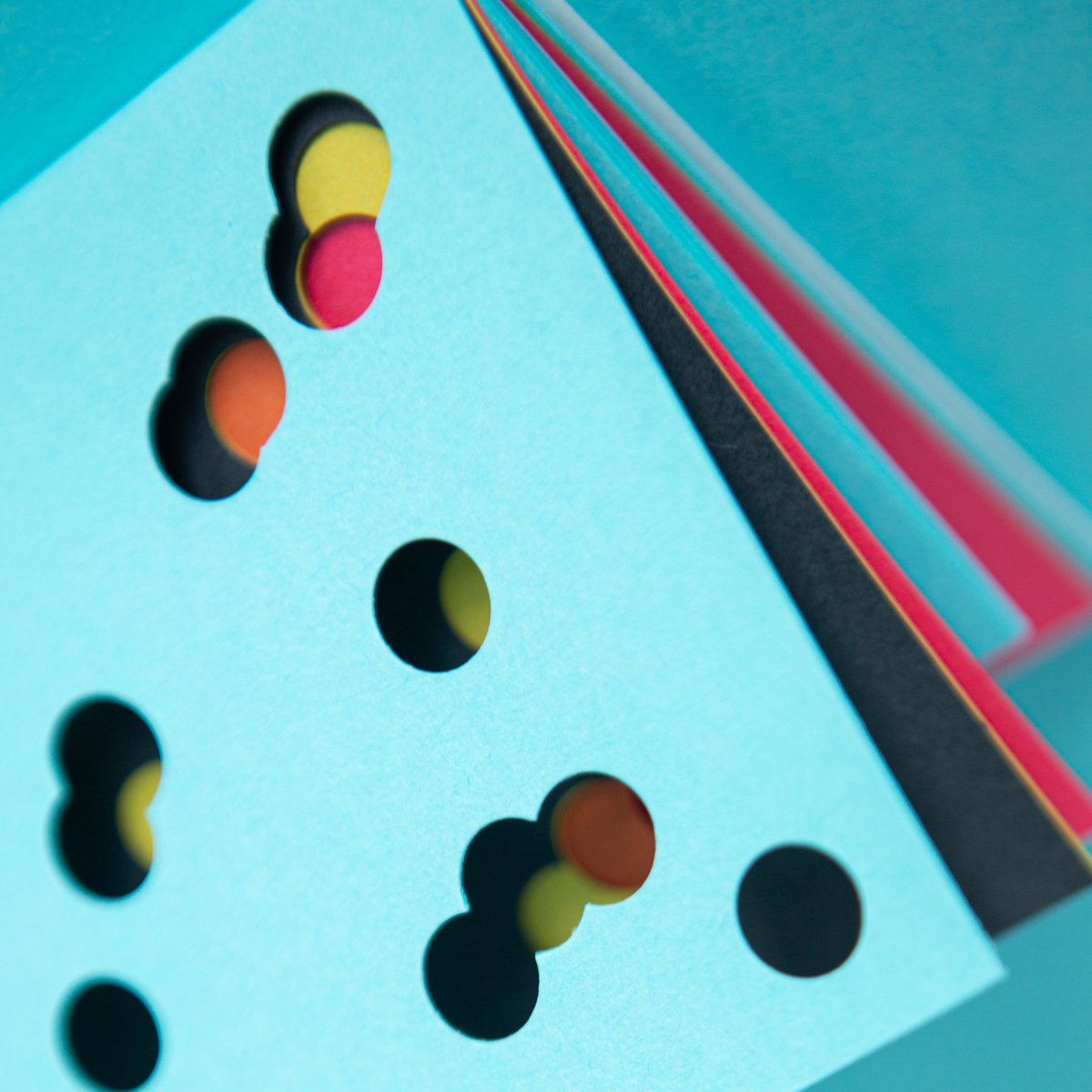 colorplanpapers's tweet image. Die cut holes in the #ColourBookMini extension reveal the 4 new shades of Colorplan; Chartreuse, Hot Pink, Slate and Rust. Which is your favourite?