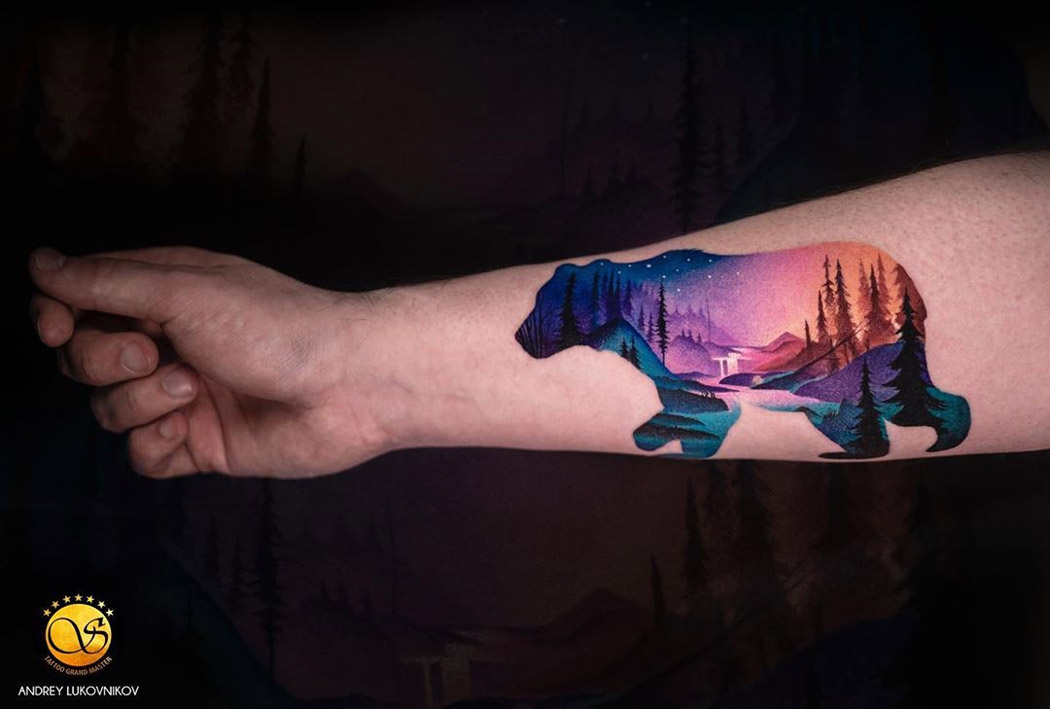 tusind tæt Rundt om Tattoo Ideas no Twitter: "Bear & Nature Scene https://t.co/4ARZeC4idm  https://t.co/kgUwsPdhap" / Twitter