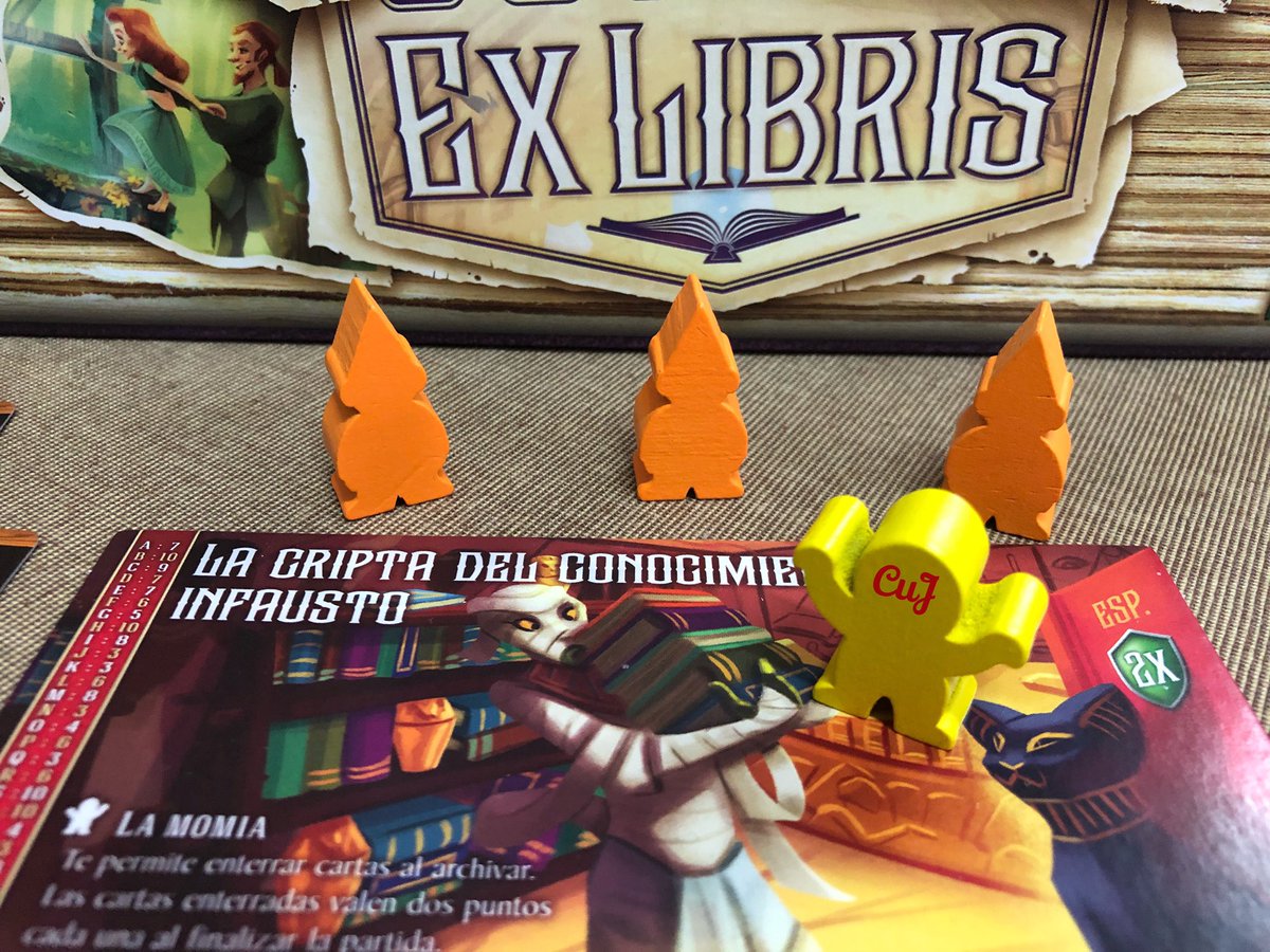 Cuentameunjuego's tweet photo. Adquirimos libros los ordenamos con criterio en nuestra biblioteca jugando a Ex Libris de @DevirIberia en en #LexDevirDay en la sede de @LexLudi 

👥De 1 a 4 jugadores.
⏱45 minutos.
↘️A partir de 10 años.

#exlibris #adampmclver #juegosdemesa https://t.co/TAoyqkHd4s