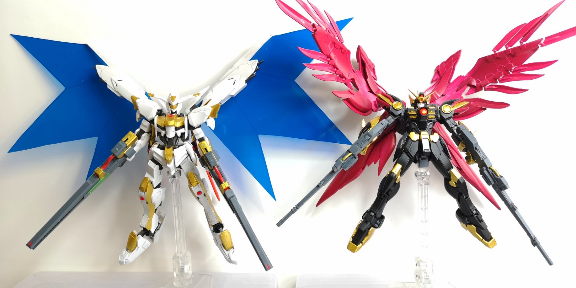 RG ウイングガンダムゼロ リベリオン 全塗装 ガンプラ 塗装済 完成品 MGSD ウイングガンダムゼロ(EW) リベリオン 全塗装 ガンプラ完成