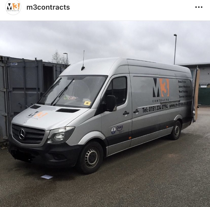 M3contracts's tweet image. Anyone seen our van? DF16 TWA stolen Thursday night #Wirral nothing from @MerPolTraffic @MerPolWirral it’s vanished!