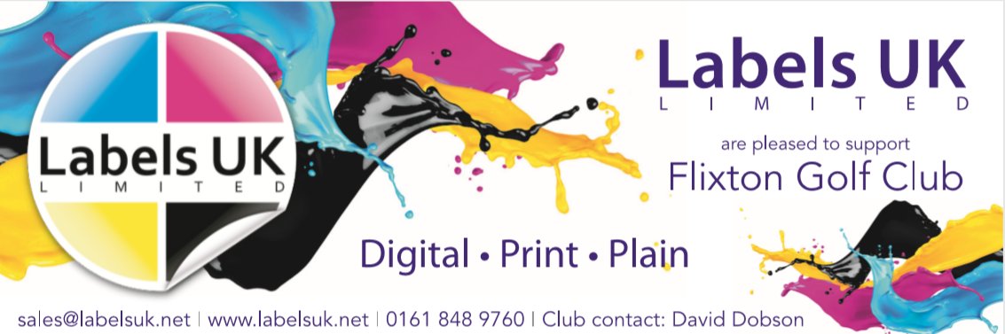 Flixton Golf Club (@flixtongc1893) on Twitter photo A big thank you to <a href="/LabelsUK/">Labels UK Ltd.</a> for their continued support of the club in 2020, and for sponsoring the Entwistle Cup one of our major competitions
With over 10,000 views per year, contact the club for details of either cost effective advertising option A big thank you to <a href="/LabelsUK/">Labels UK Ltd.</a> for their continued support of the club in 2020, and for sponsoring the Entwistle Cup one of our major competitions
With over 10,000 views per year, contact the club for details of either cost effective advertising option