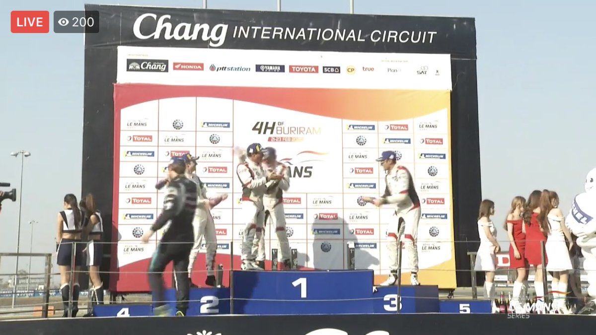 Way to go @GuyCosmo and #TwitterlessLazer on the LMP2 AM win #4HBuriram #AsianLeMans 👍👍🏁🏁🏆🏆