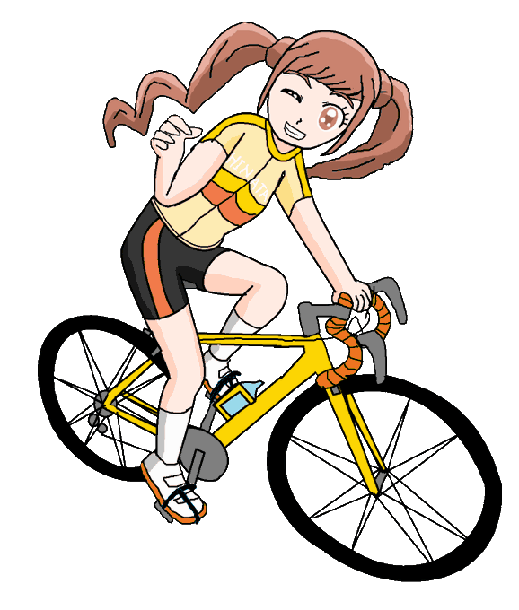 ロードバイクでのtwitterイラスト検索結果