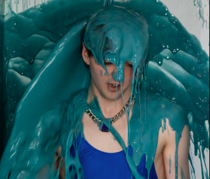 candyguyswam's tweet photo. Photoset of @PupAlexander infinity gunging in lycra now available!  https://t.co/4R17yhCEww #wam #splosh #slime #messy #gunge https://t.co/6YmtCWBRE5