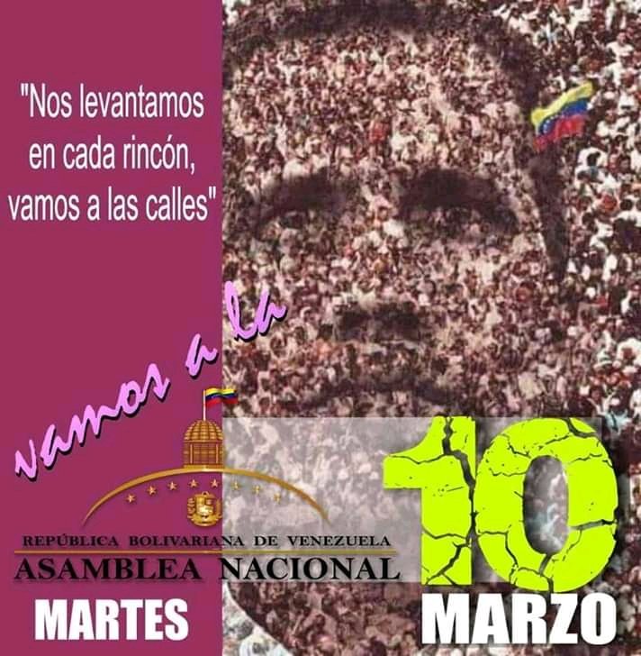 El la lucha por la Libertad de Vzla, #TodosTenemosUnRol #10Mar #PaLaCalle @jguaido