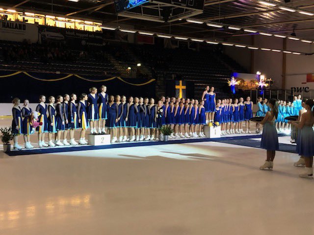 Medaljceremoni, Ungdomsmästerskapen i synkroniserad konståkning 2020. På pallen:
Guld: Team Together, Kungsbacka Konståkningsklubb
Silver: Team Caprice, Nacka Teamåkningsklubb
Brons: Team Harmony, Föreningen Ytterby-Kungälv Konståkare
#synkrosm2020 #skatesweden