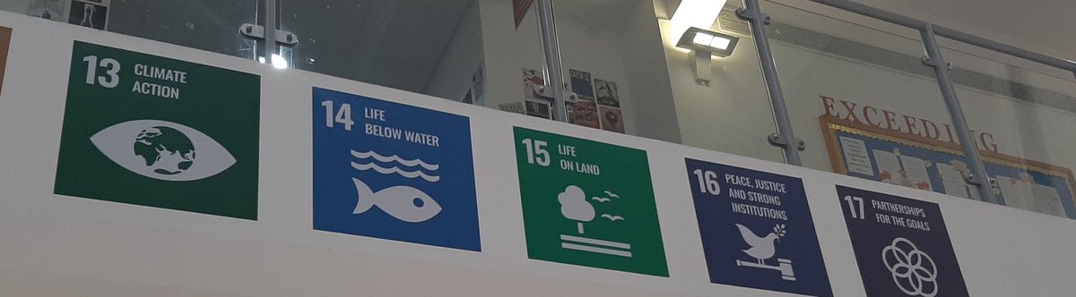 BSAKsecHead's tweet photo. A perfect place to display the #SustainableDevelopmentGoals #SDGs A daily reminder of the work @bsakgsl are leading @BSAKAbuDhabi #sustainable https://t.co/xpEBqcOIRB