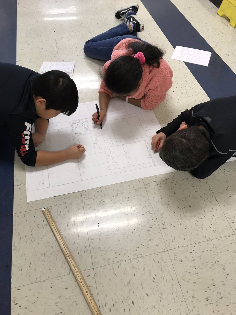 Angelpetrich's tweet photo. Dream Home Project in full swing!!!  Students are designing their “Dream Home” while collaborating with peers.@MsHollyShelton @MorningsideES https://t.co/9ITgG8m6K1