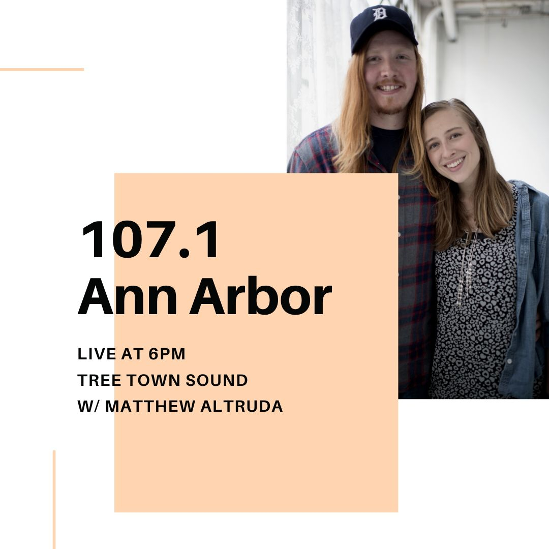 Sam + Marrissa will be representing TTOC tonight on <a href="/annarbors107one/">ann arbor's 107one</a>  <a href="/TreeTownSound/">Matthew Altruda</a> 

Looking forward to talking with Matthew Altruda! 

Tune in at 6p for a good time!