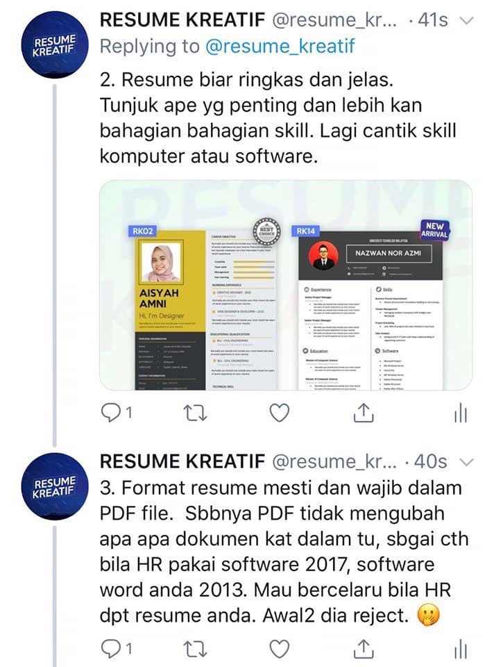 aaizatnizam's tweet photo. Abang HR ni dah 5 tahun berkhidmat sebagai HR di sebuah company dan dia telah senaraikan 11 tip-tip terbaik untuk korang yang tengah apply kerja.

Kredit: Mau kerja https://t.co/CrfLsXWxEh