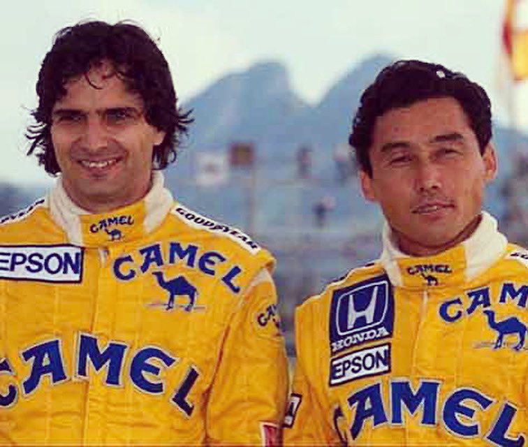 f1history's tweet image. @f1history 📚 remembers
Satoru Nakajima 🇯🇵 

5️⃣ #f1seasons 📅1️⃣9️⃣8️⃣7️⃣-9️⃣1️⃣
7️⃣4️⃣ #grandprix 🏁
1️⃣ #fastlap 💪
1️⃣6️⃣ #f1points 📍

Teammate with
Ayrton Senna 🇧🇷
Nelson Piquet 🇧🇷 
Jean Alesi 🇫🇷 
Stefano Modena 🇮🇹