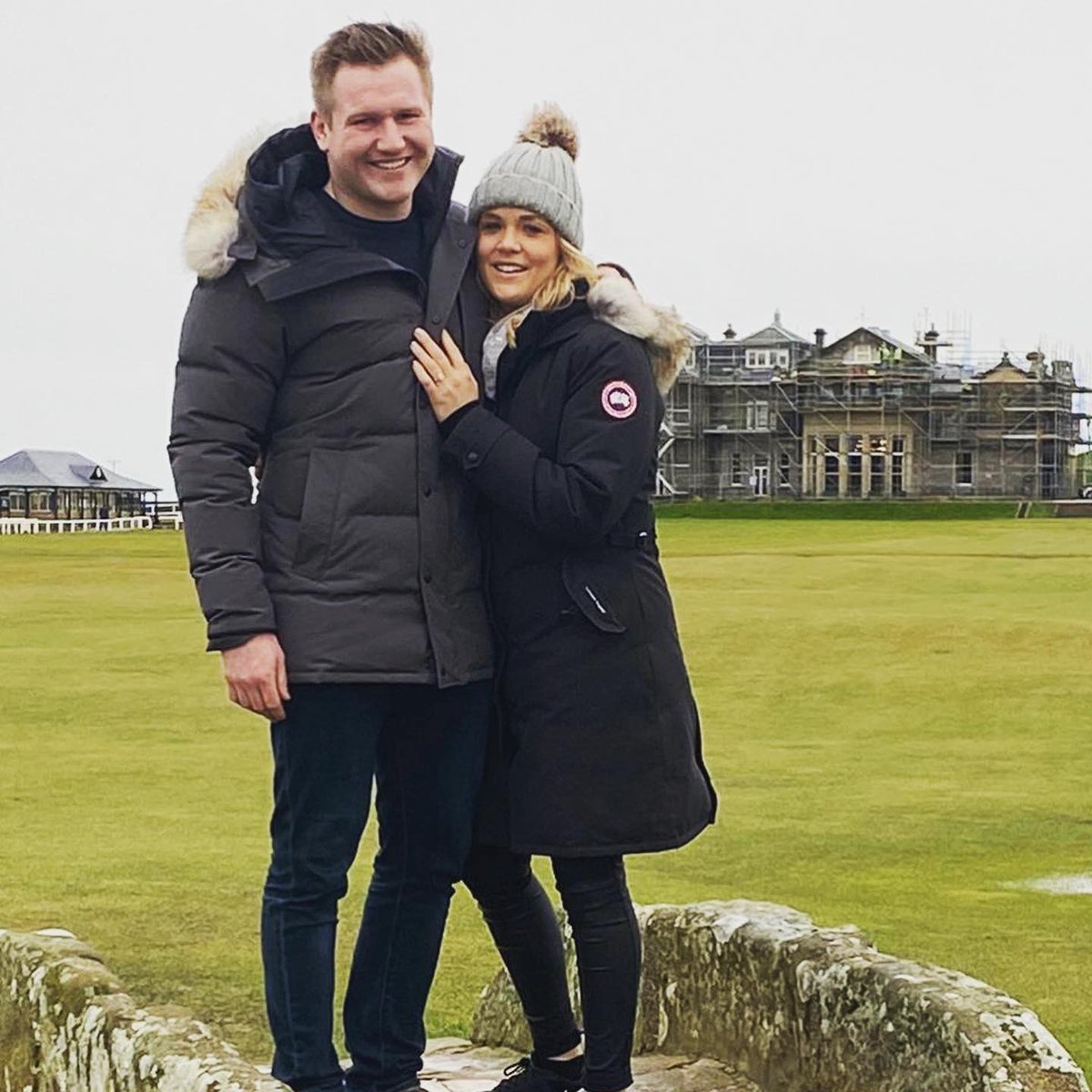 OfficialAyrRFC's tweet photo. 💍 Congratulations to Ayr great and Ayrshire Bulls captain Pete McCallum and fiancé Katy on their engagement! Wonderful news💒 https://t.co/f81CwGzCy6