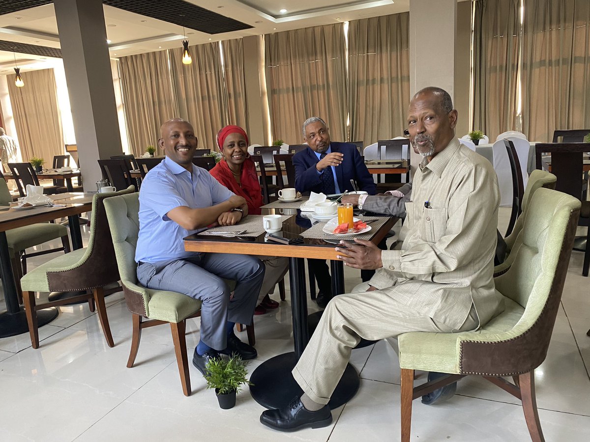 Nuur Mohamud Sheekh (@nuursviews) on Twitter photo Pleased reconnecting with sister <a href="/RababBaldo/">Rabab Baldo</a> - always reminding the #SouthSudan parties to adhere to the 35% affirmative action in their nominations. women groups & reps made significant contributions to the
content of the Revitalised peace agreement @igadsecretariat <a href="/IGADPeace/">IGAD Peace and Security Division</a> Pleased reconnecting with sister <a href="/RababBaldo/">Rabab Baldo</a> - always reminding the #SouthSudan parties to adhere to the 35% affirmative action in their nominations. women groups & reps made significant contributions to the
content of the Revitalised peace agreement @igadsecretariat <a href="/IGADPeace/">IGAD Peace and Security Division</a>