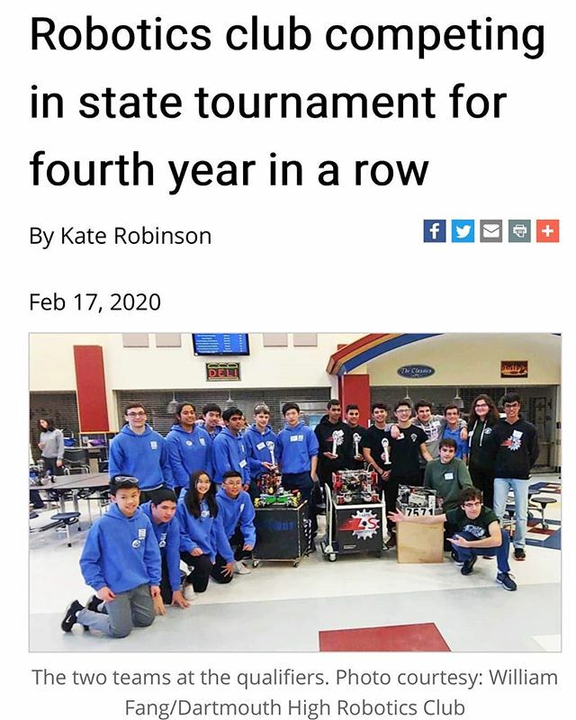 FTC13406's tweet photo. Thanks to Dartmouth Week for writing this article about us!
https://t.co/5uPbku57wF
#omgrobots #letsgobildatogether https://t.co/DYQkiRFU5h