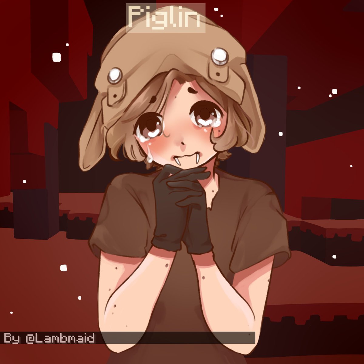 LambMaid's tweet photo. #minecraft #piglin #fanart https://t.co/klXoGSjUB3