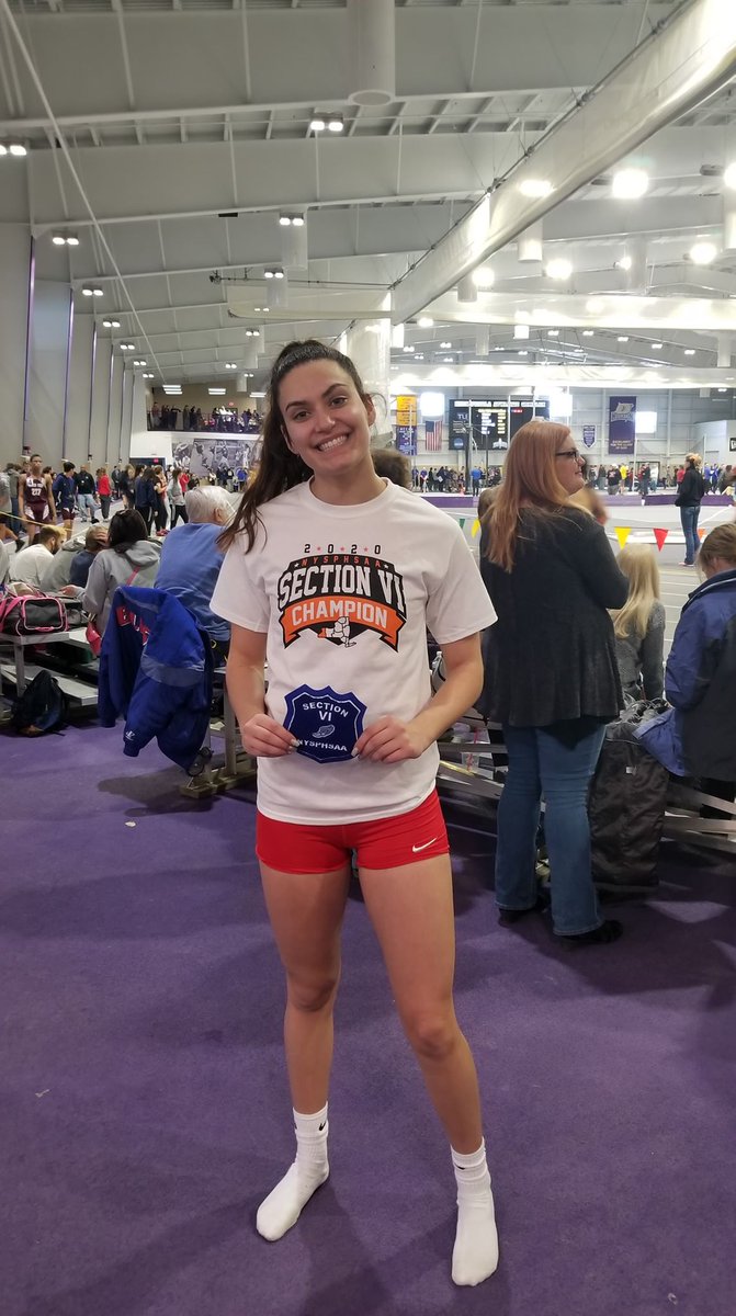 JHS_NY's tweet photo. Congratulations to Sectional Champion, Giovana Calamunci, who won the Indoor Track 55 Hurdles with a time of 8.70! Great job Giovana! 💪🏽 https://t.co/OUF9Uelt2z