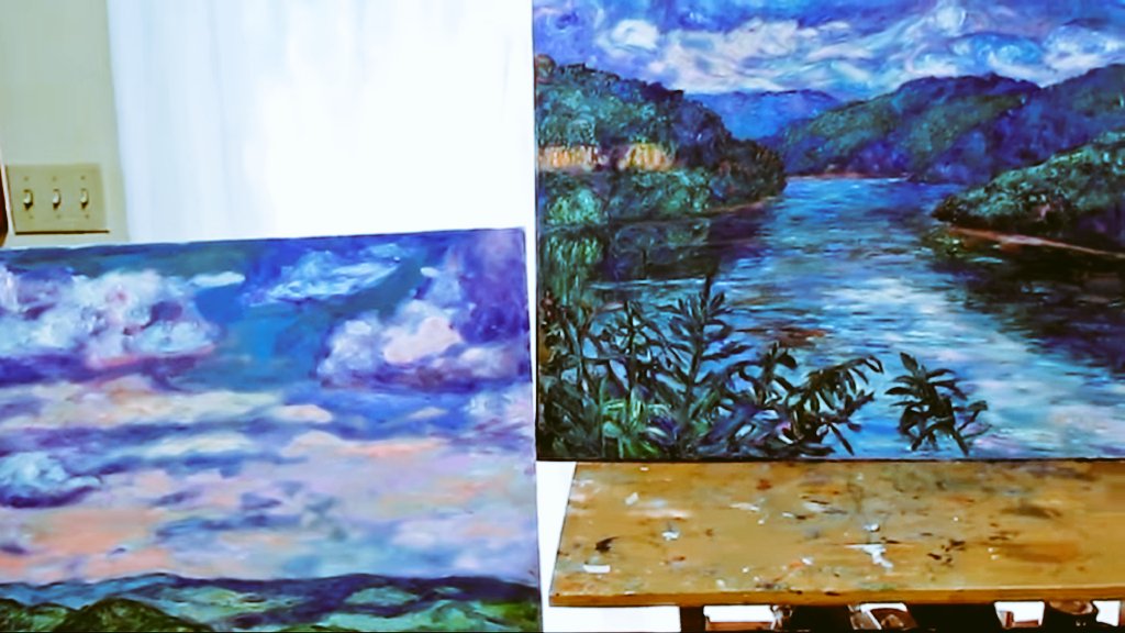 Ruperthucks's tweet photo. 🎨🕯or 💡 🖼
🍩☕...is it #VanGogh or @Towheehillart #BlueridgemountainsofVirginia
🎙@DollyParton🎼📱💻 enjoy & sing along with genius husband solving environmental problems of the world in 🚻 harmony🌝🌞
🚫LITTERING #blueridgeparkway
https://t.co/RrW6pjGdt8 https://t.co/Kaalhrp9bQ