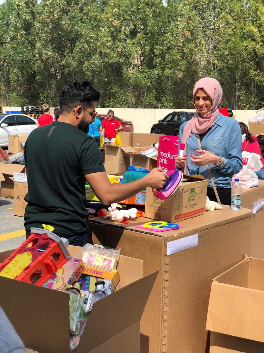 toyswithwings's tweet photo. We did it!
150+ boxes 
60+ volunteers
Thousands of toys and other items were sorted out in #Dubai.
Thanks everyone for your great efforts. 
Big thanks to our amazing partner @elctoysme for all the support.
💙💚
These boxes will be soon delivered to amazing kids in #Jordan https://t.co/86S6Qyh3Wa