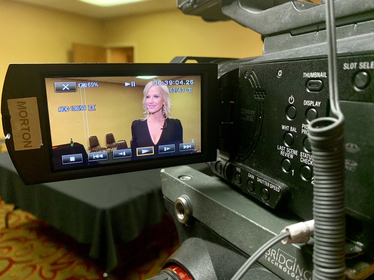 MMarketing417's tweet photo. That moment you interview Kellyanne Conway, MMJ style. 

#journalist @NewhouseBDJ @kytv https://t.co/8LABgOjs9V