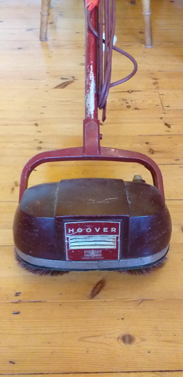 Found my mum's old floor polisher....still working! 
#hoover #floor #polisher