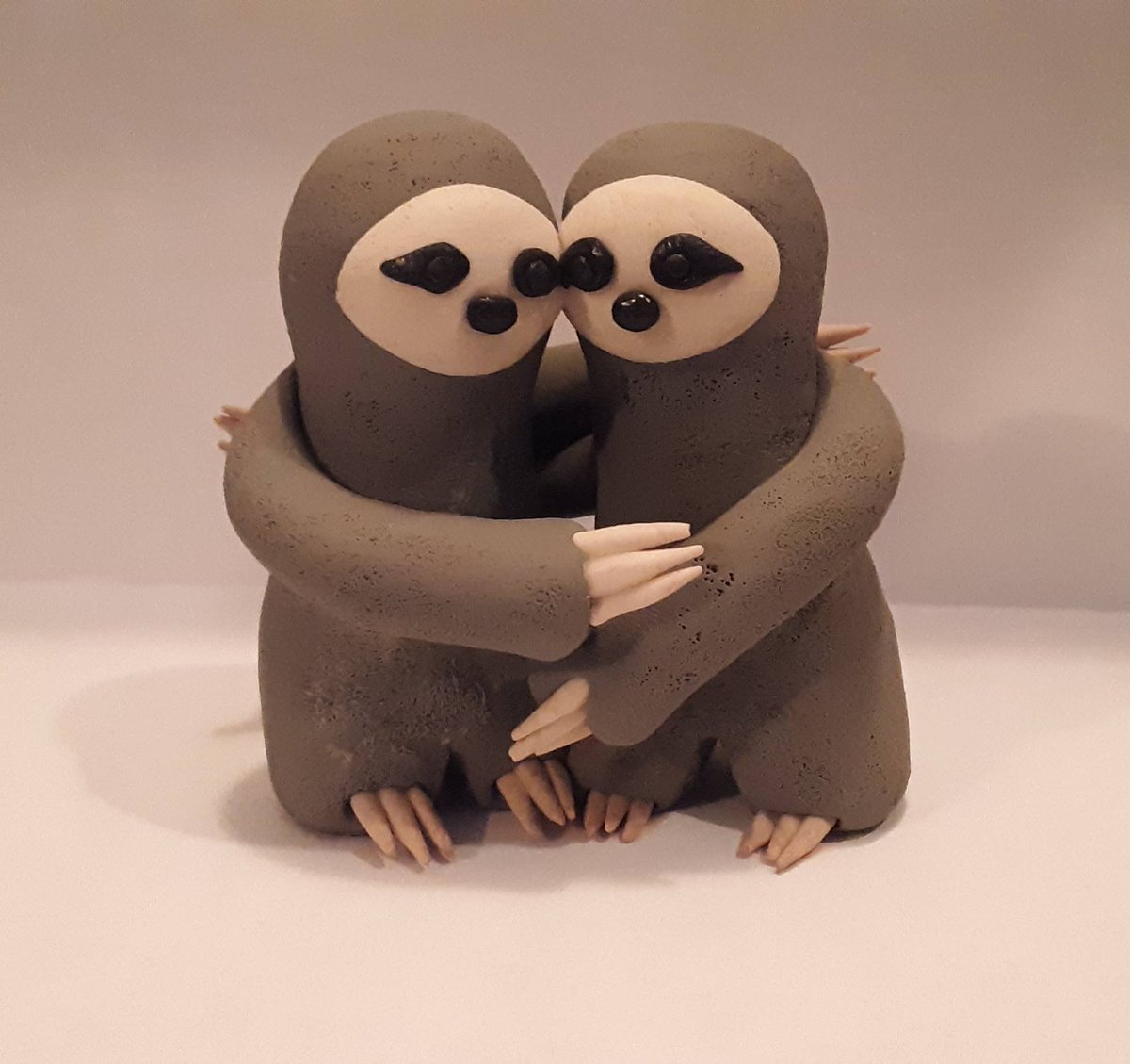 Excited to share the latest addition to my #etsy shop: Sloth Love Wedding Cake Topper &lt;3 This adorable couple is 100% handmade with love <3 #weddings #decoration #slothcaketopper #weddingkeepsake #cute #animalsinlove #partyfavors #specialoccassions etsy.me/2VgTNUA