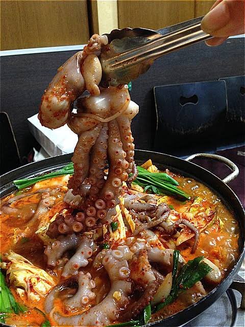 Orico V Twitter 新大久保の韓国料理屋 松屋 のタコ鍋がまた食べたい