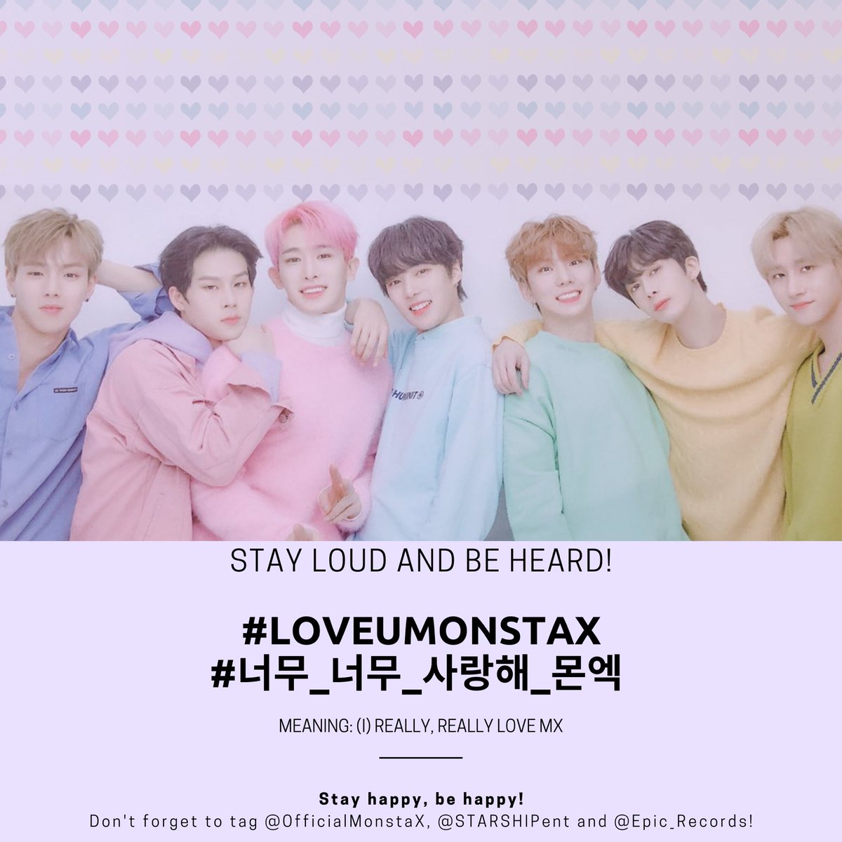 2020022012am KST onwards204th Hashtags @OfficialMonstaX  @STARSHIPent @Epic_Records #LoveUMonstaX #너무_너무_사랑해_몬엑 400 official protest Hashtags