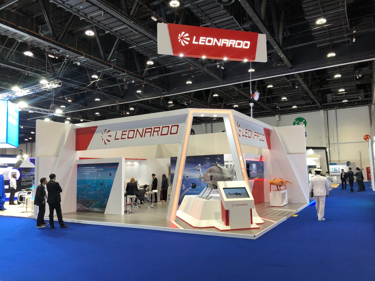 Leonardo_live's tweet photo. #UMEX2020 is officially underway! Meet us at stand 04-B10 here in #AbuDhabi and find out more about #Leonado's outstanding solutions for #unmanned systems @UMEX_SIMTEX https://t.co/1d69fSltdb https://t.co/kcdASCFVyQ