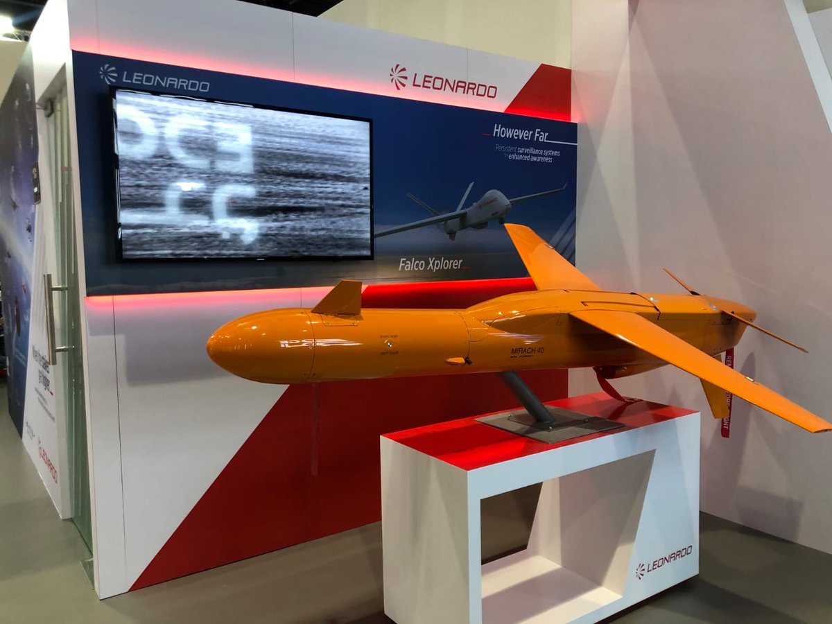 Leonardo_live's tweet photo. #UMEX2020 is officially underway! Meet us at stand 04-B10 here in #AbuDhabi and find out more about #Leonado's outstanding solutions for #unmanned systems @UMEX_SIMTEX https://t.co/1d69fSltdb https://t.co/kcdASCFVyQ