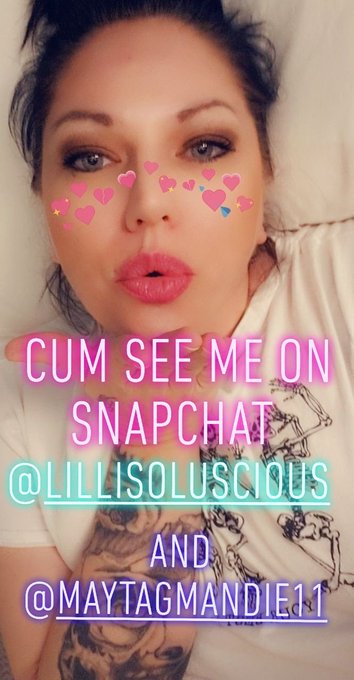 Cum join @SupermandaFL  and me on snapchat for live 2 girl shows.. who wants to see us have a 3sum with<a class="tags" href="/tag/supermandafl">@supermandafl</a><a href="/tag/lillisoluscious"class="tags"><span>#lillisoluscious</span></a><a href="/tag/mandiemaytag11"class="tags"><span>#mandiemaytag11</span></a>