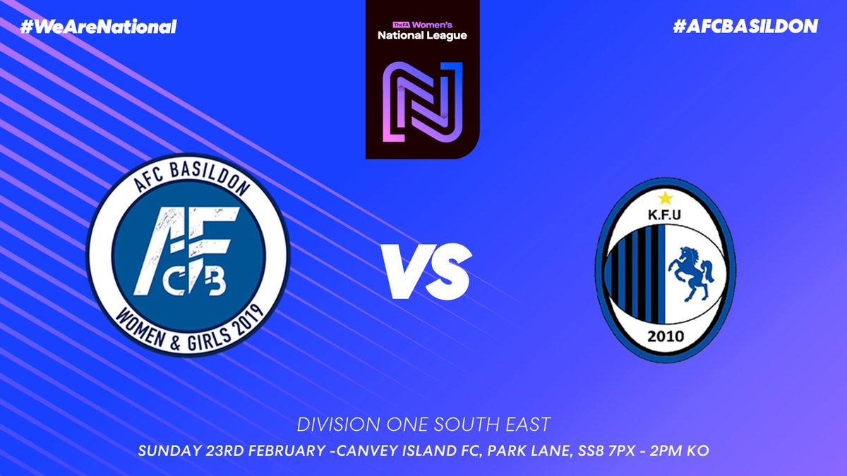 hashtagutdwomen's tweet photo. Two Games for our teams today. There will be a minutes applause before our 1st Team game at @cifc against @kentfootunited in memory of Jordan Dawes.

This game promises to be a cracker.

KO 2PM
Entry £3
Concessions £1

#AFCBasildon
#WeAreNational
#OneClub
#Basildon
@CanveyViews https://t.co/GoKBElnb8H