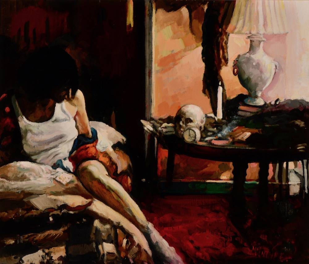 FidraFineArt's tweet photo. Final day of #SixDundeeArtists open today 12-4pm.
#NeilDallasBrown #WilliamCadenhead #JohnJohnstone #JoeMcIntyre #MichaelMcVeigh & #JosephUrie
Joe McIntyre
Evening in the City, Old Love Letters
Oil on Canvas
70x60cm
#eastlothiangallery #djcad #loveletters #figurative https://t.co/l8Hz7kIUl6