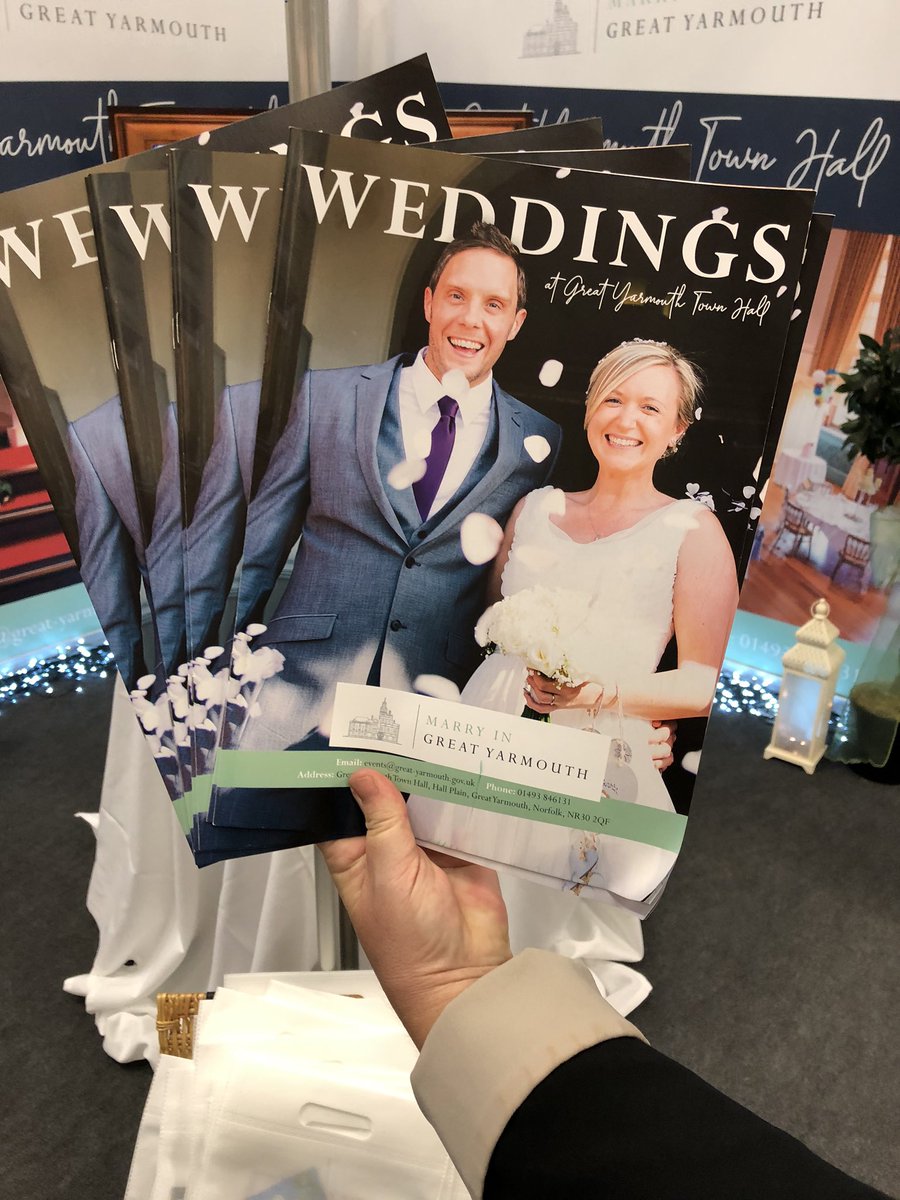 Day 2 of The Wedding Show, come and see us on stand B78, at the Norfolk Showground, to find out what the Town Hall has to offer.