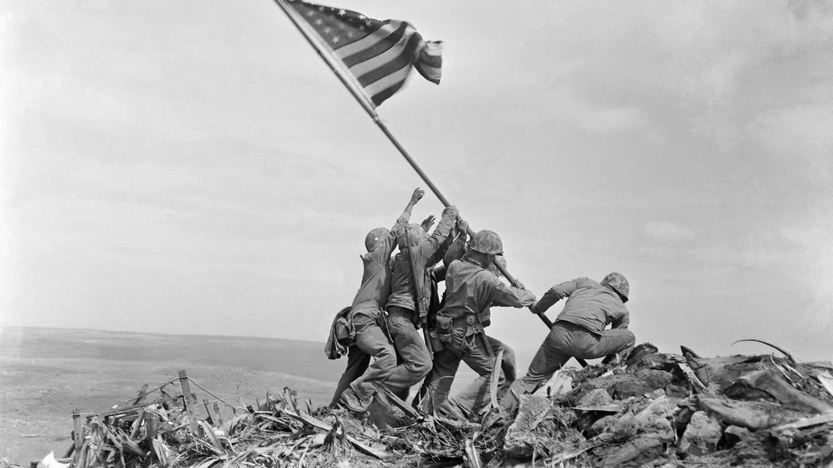 ZuzanaCaputova's tweet photo. Today, we mark the 75th anniversary of the Flying of the Flag over #IwoJima. One of the flag-raisers was sgt.Michael Strank, born in Jarabina, Slovakia. We shall never forget their sacrifice and remember all those fighting for our freedom today. #WeAreIwo #IwoJima75 #WWII75 https://t.co/psk2vF0zqD