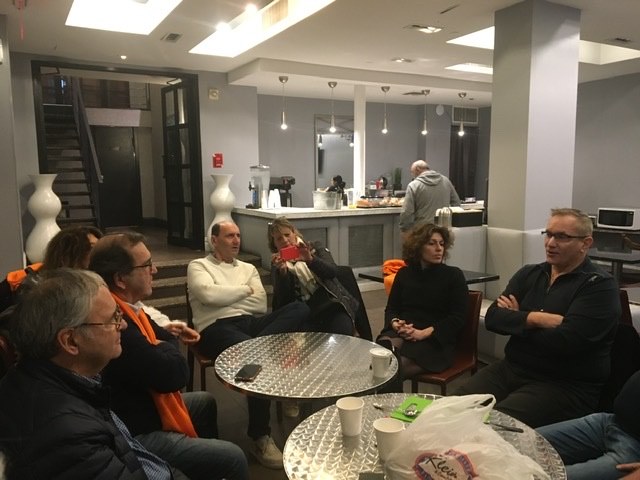 Georgettespoon's tweet photo. Deux belles journées de travail pour préparer la GEORGETTE aux USA puis rencontre et échange avec notre distributeur et l’académie de la Georgette d’or.
On se prépare pour la soirée d’anniversaire des 35 ans de d’Artagnan la société d’Ariane Daguin. #Dartagnan35! https://t.co/g2pOjrdYfl