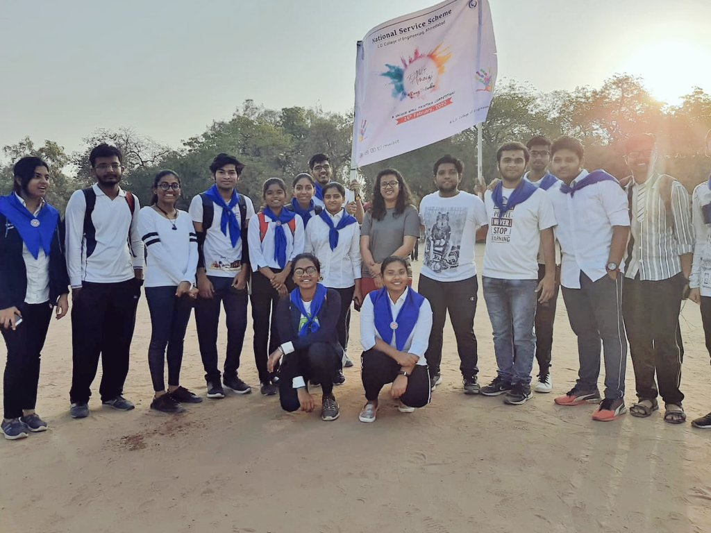 NssLdce's tweet photo. On 23rd February, 2020 our NSS volunteers participated in "MOTIF TTEC Charity walk" to encourage the citizens to join noble cause by donating for the NGOs.
Also Volunteers did a campaigning session for our benchmark event "RANG AMAIZI-A Unique Wall Painting Competition" https://t.co/z55lf2Fift