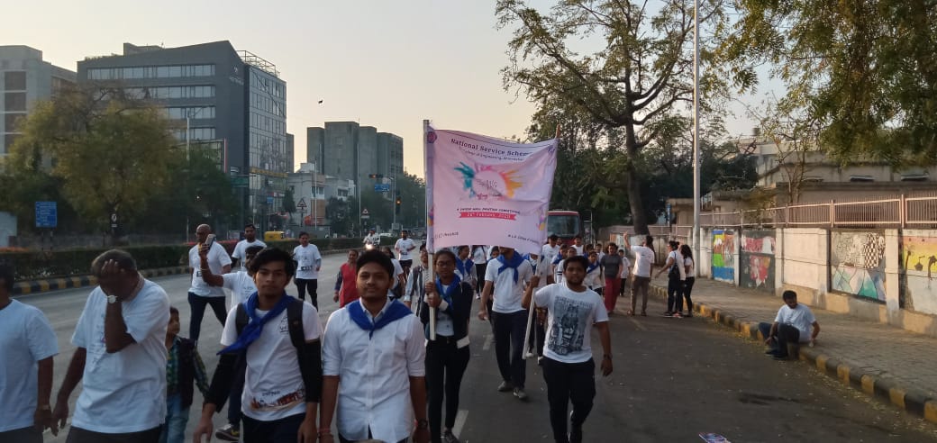 NssLdce's tweet photo. On 23rd February, 2020 our NSS volunteers participated in "MOTIF TTEC Charity walk" to encourage the citizens to join noble cause by donating for the NGOs.
Also Volunteers did a campaigning session for our benchmark event "RANG AMAIZI-A Unique Wall Painting Competition" https://t.co/z55lf2Fift