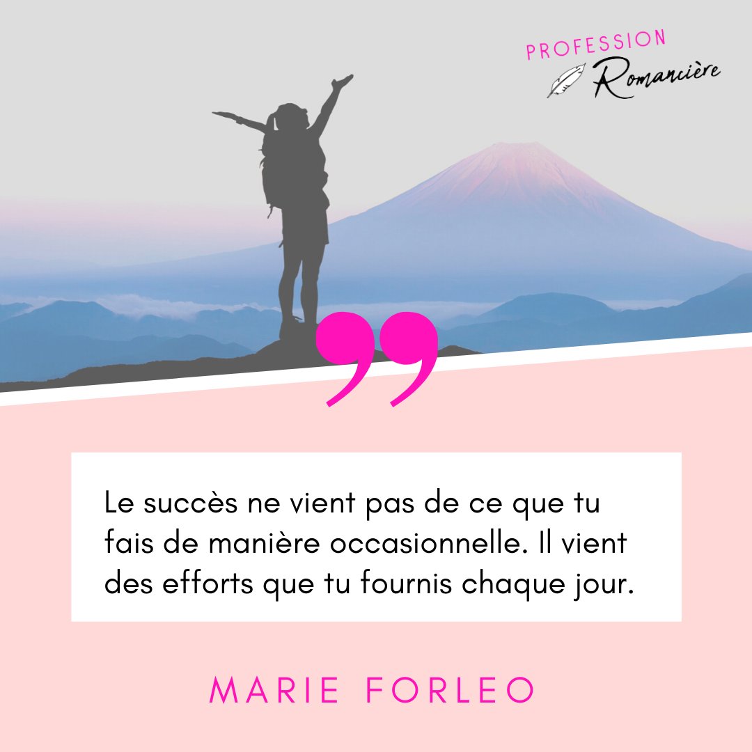 romancierepro's tweet photo. Marie Forleo est une célèbre coach de vie américaine, conférencière motivatrice, auteure et animatrice de télévision Web de sa propre émission.
Ses mots sont extrêmement justes : ce sont tes petites actions quotidiennes et répétées qui te mèneront au succès ! https://t.co/pfXTBoEJoG