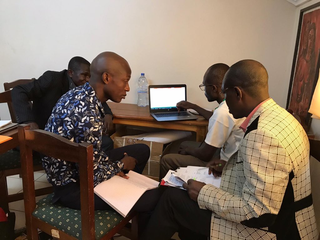Formation des Ministères #Justice &amp; #sécurité &amp; #CNDH &amp; #ICASEES &amp; #HABG sur analyse et collecte de données #ODD16+ sur l Etat de Droit en #RCA.  <a href="/PNUD_RCA/">PNUD Centrafrique</a> content du partenariat avec Ministère #Plan + <a href="/HHI/">Harvard Humanitarian Initiative</a> #RoL4Peace